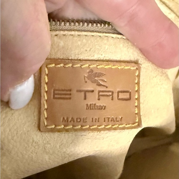 Etro Brown and Tan Paisley Bag - Picture 5 of 15